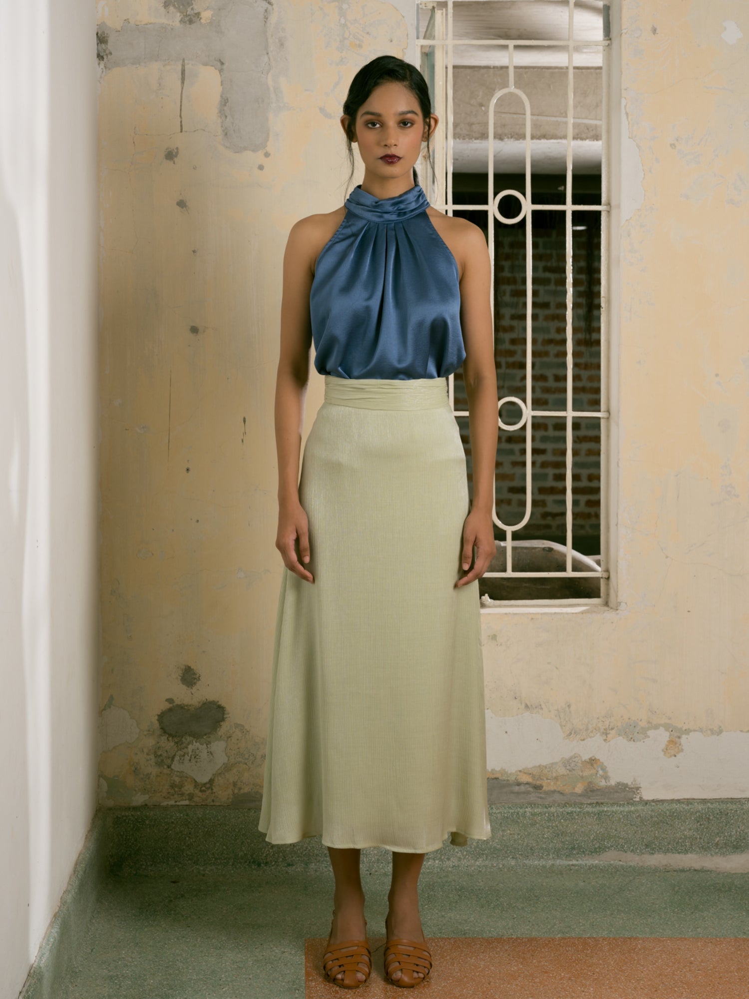 Alina Foil Skirt