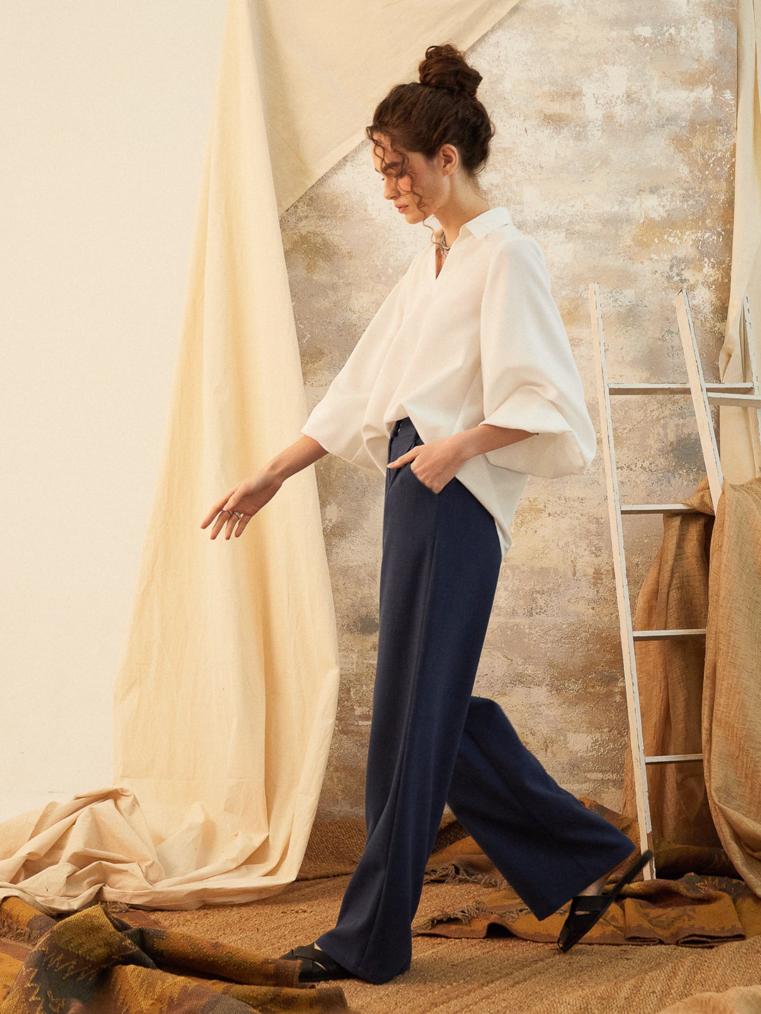 Myra Blouson Sleeve Top