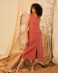 Della Sleeveless Midi Dress