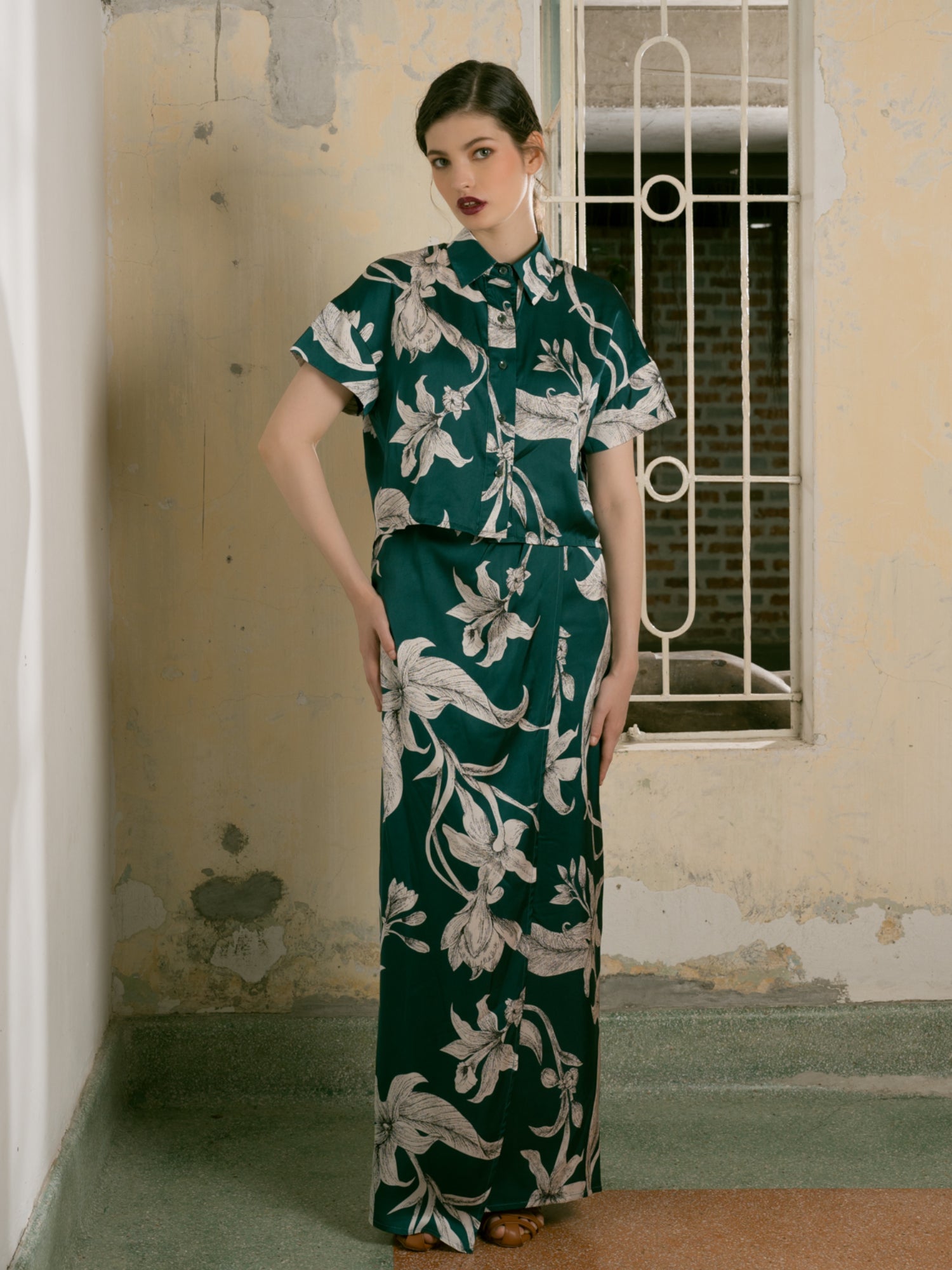 Alyaa Satin Skirt