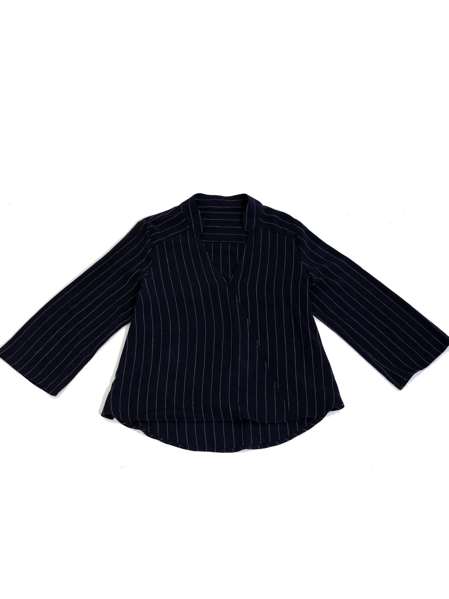 Kaelyn Linen Cropped Sleeve Top
