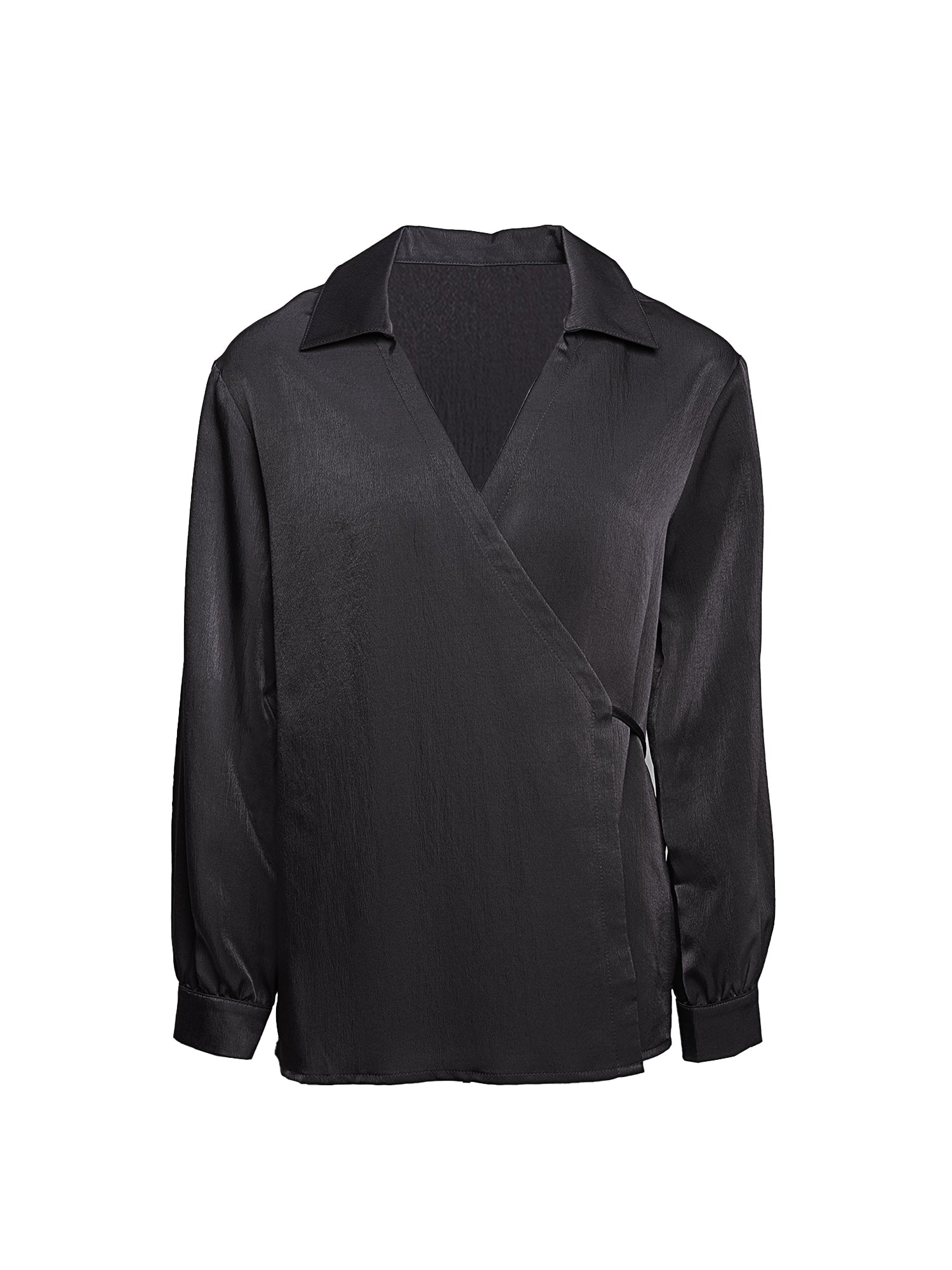 Danielle Long Sleeve Wrap Top