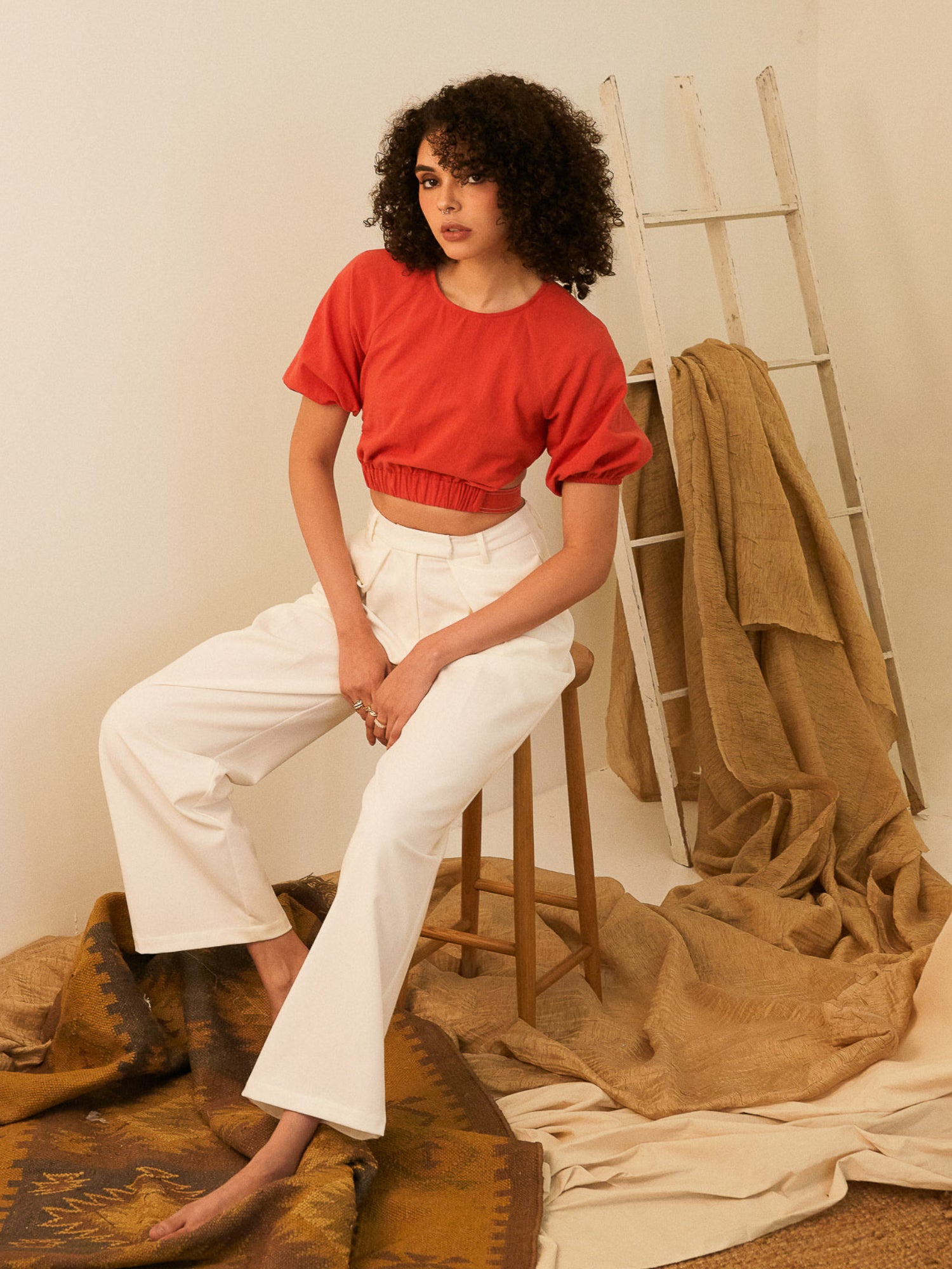 Cassandra Ribbon Top