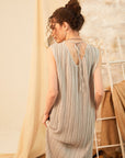 Gaia Pleated Maxi Dress