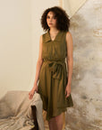 Celene Shimmer Midi Dress