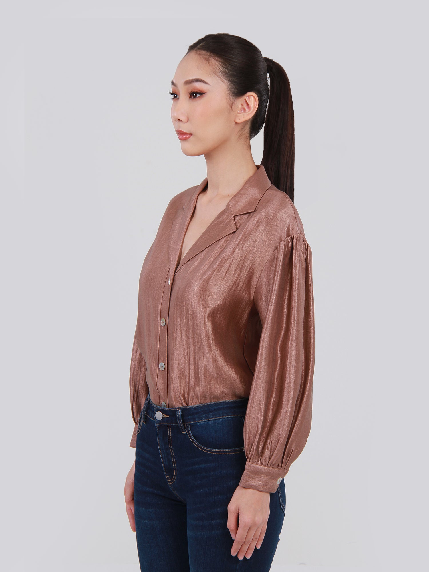 Ophelia Foil Shirt