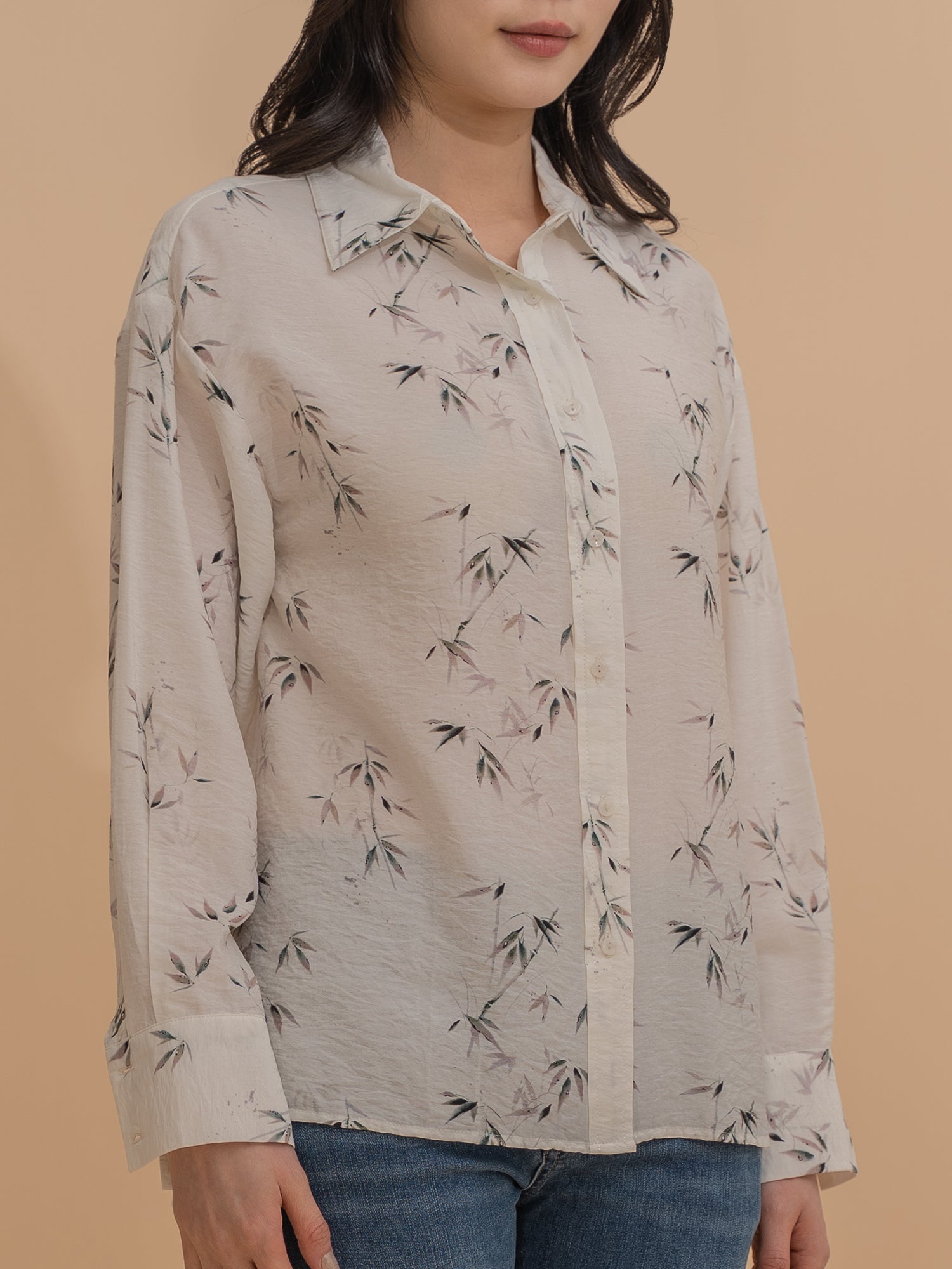 Printed Collar Shirt
