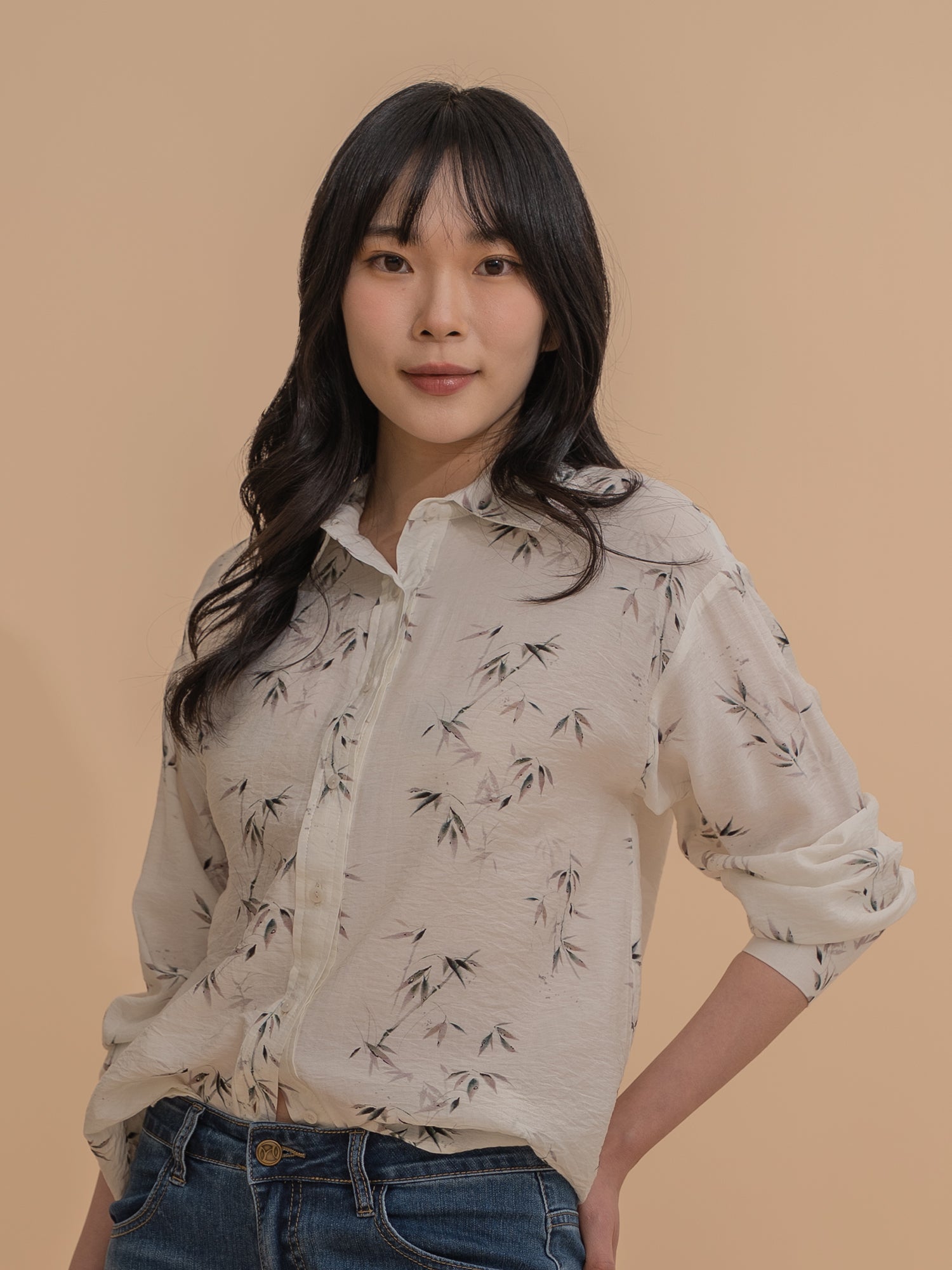 Printed Collar Shirt
