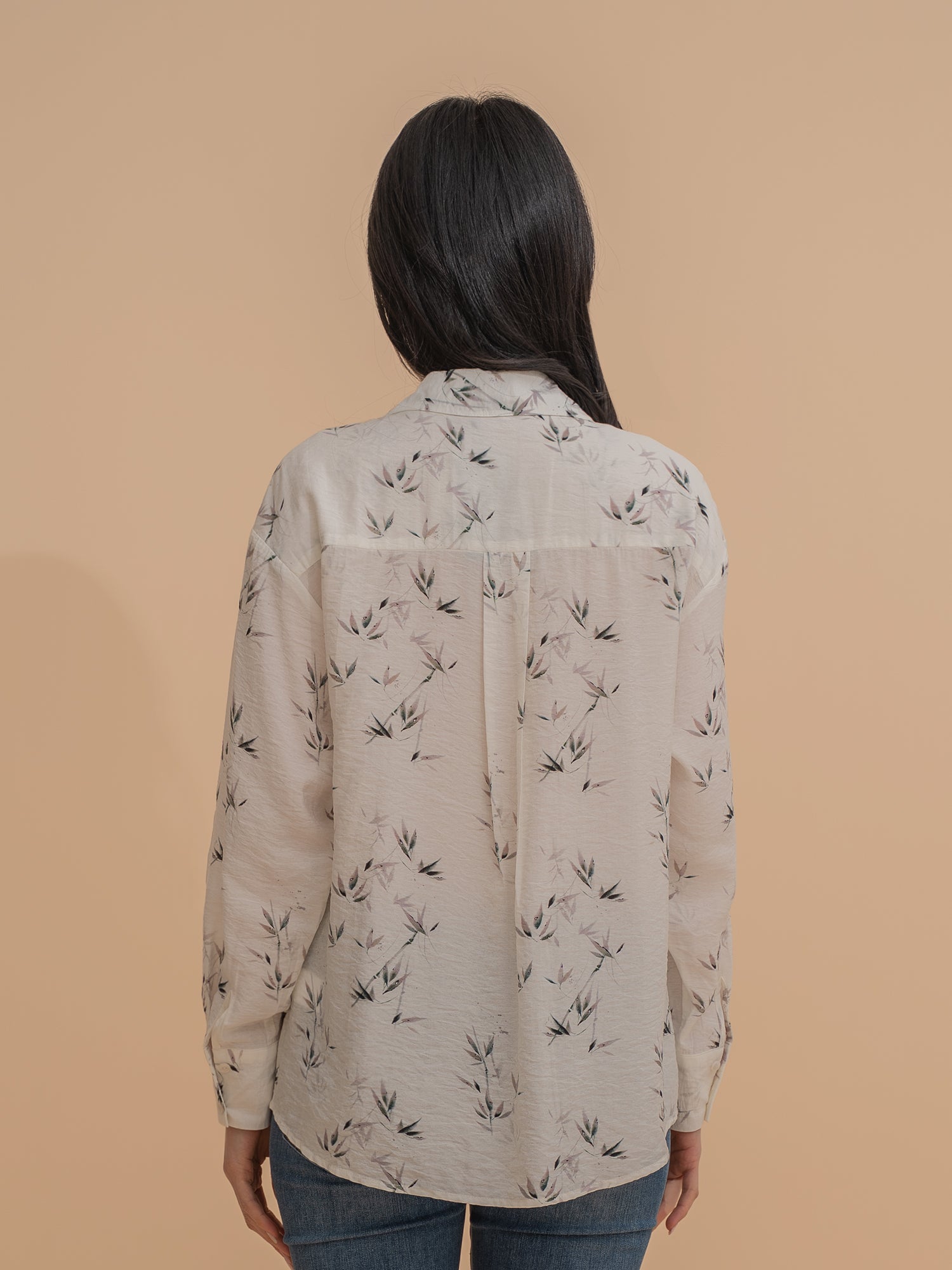 Printed Collar Shirt