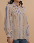 Printed Striped Shirt