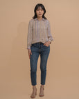 Printed Striped Shirt