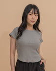 Ribbed Fitted Tee