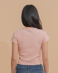 Ribbed Fitted Tee