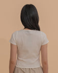 Ribbed Fitted Tee