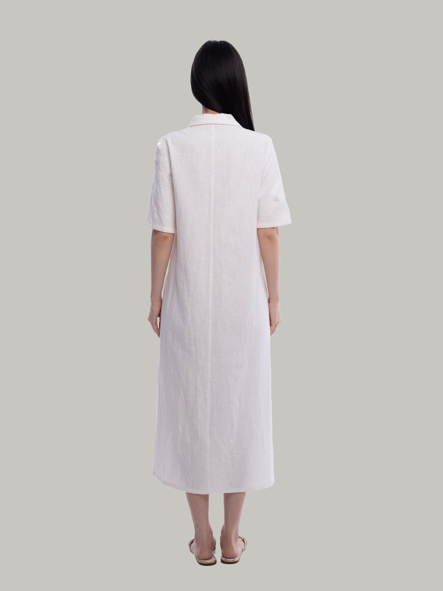 Roxie Linen Shirt Dress