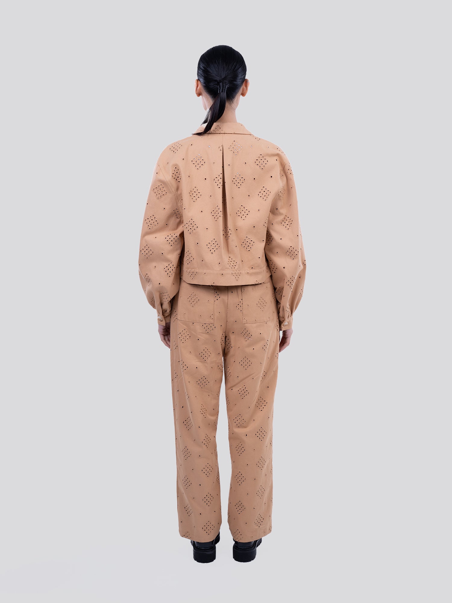 Savannah Cotton Cutwork Jacket