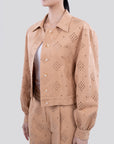 Savannah Cotton Cutwork Jacket