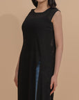Sheer Sleeveless Overlay Dress