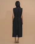 Shoulder Pad Shift Dress