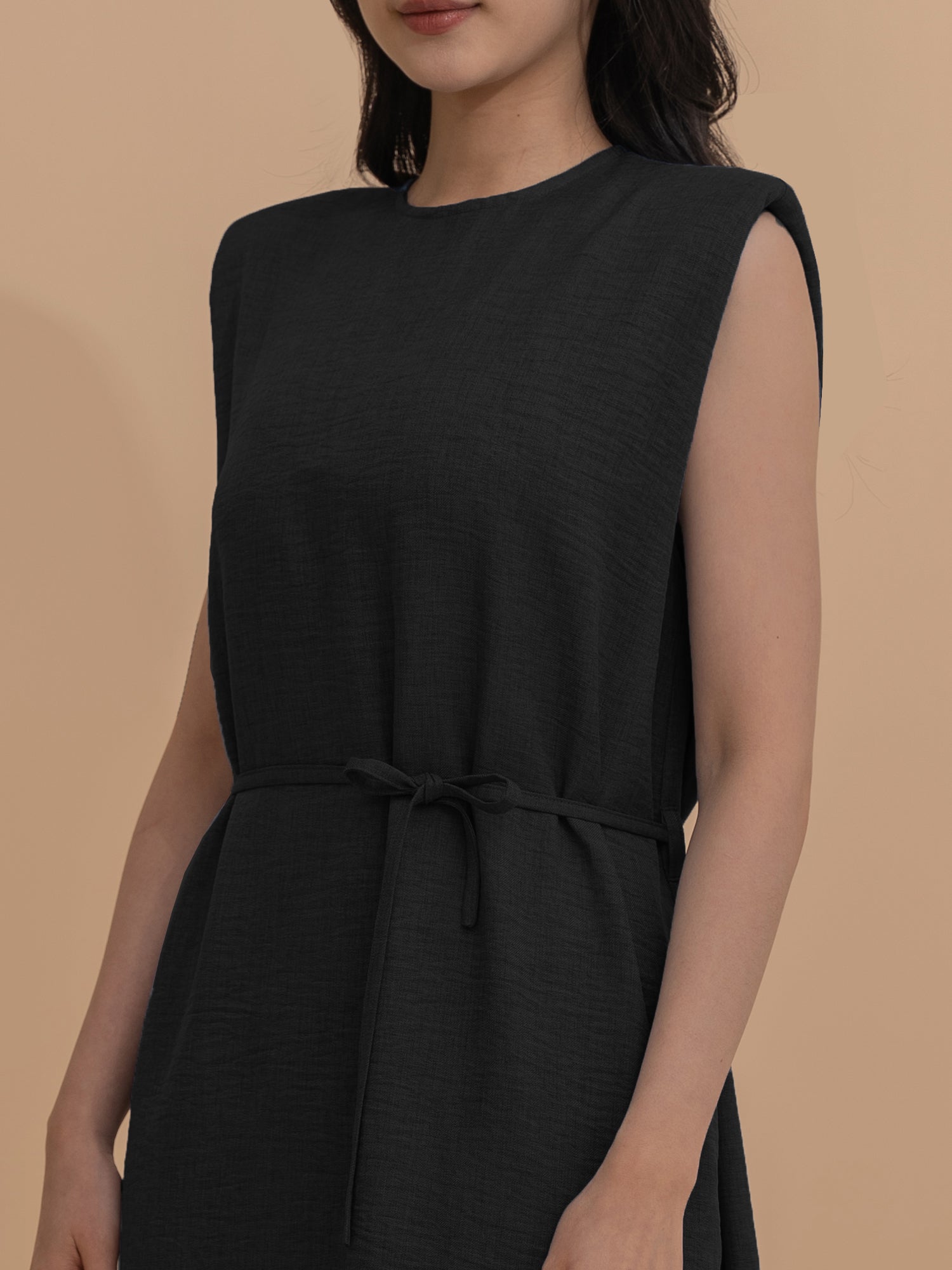 Shoulder Pad Shift Dress