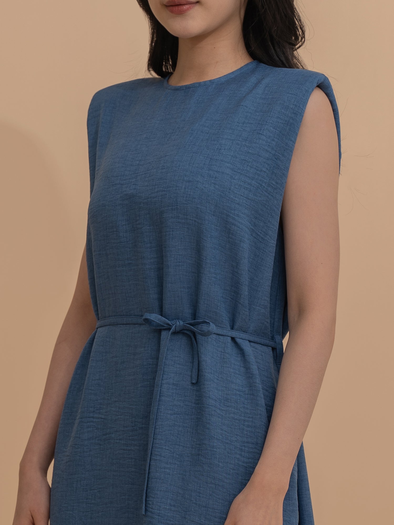 Shoulder Pad Shift Dress