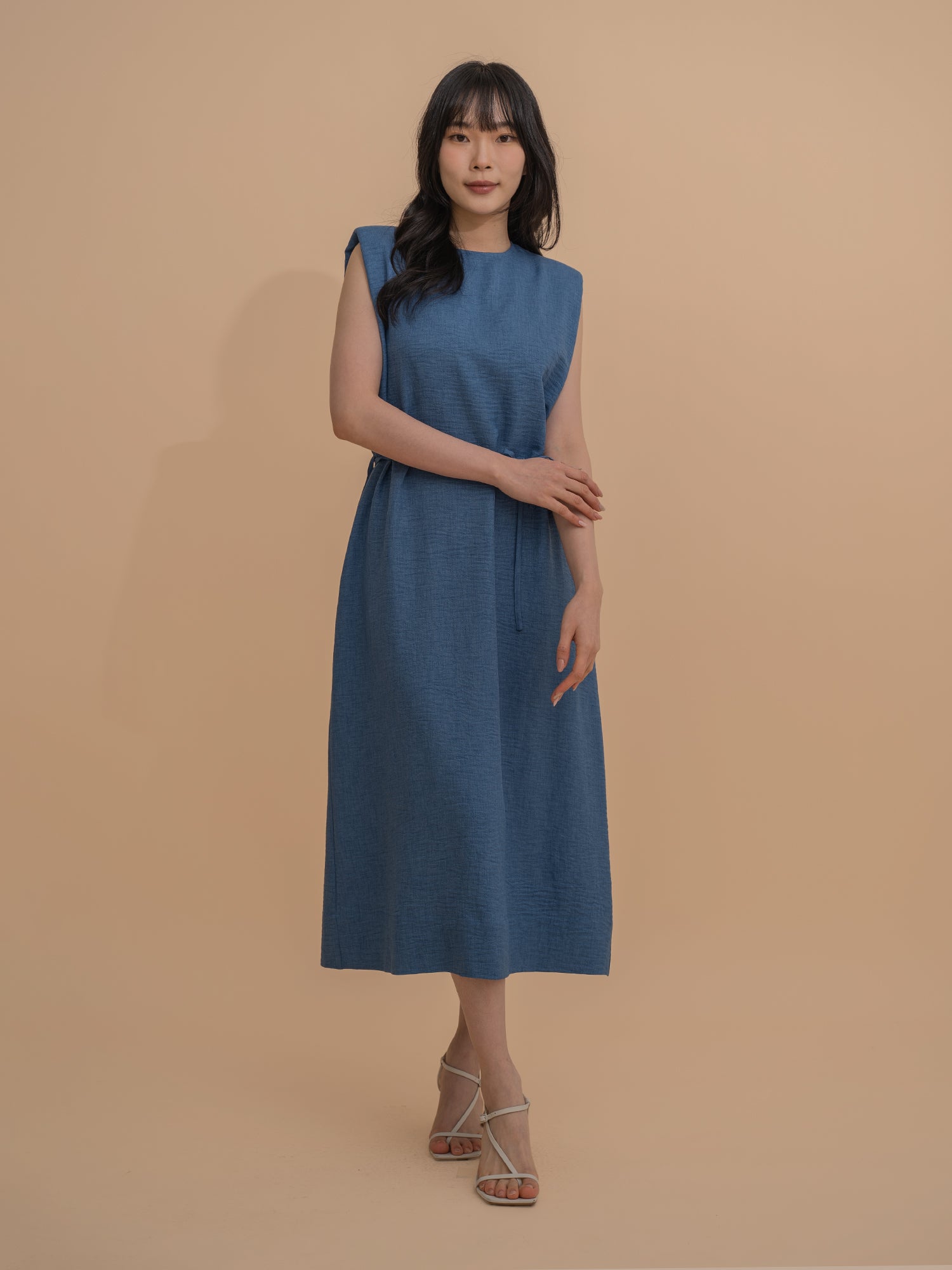 Shoulder Pad Shift Dress