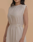 Shoulder Pad Shift Dress