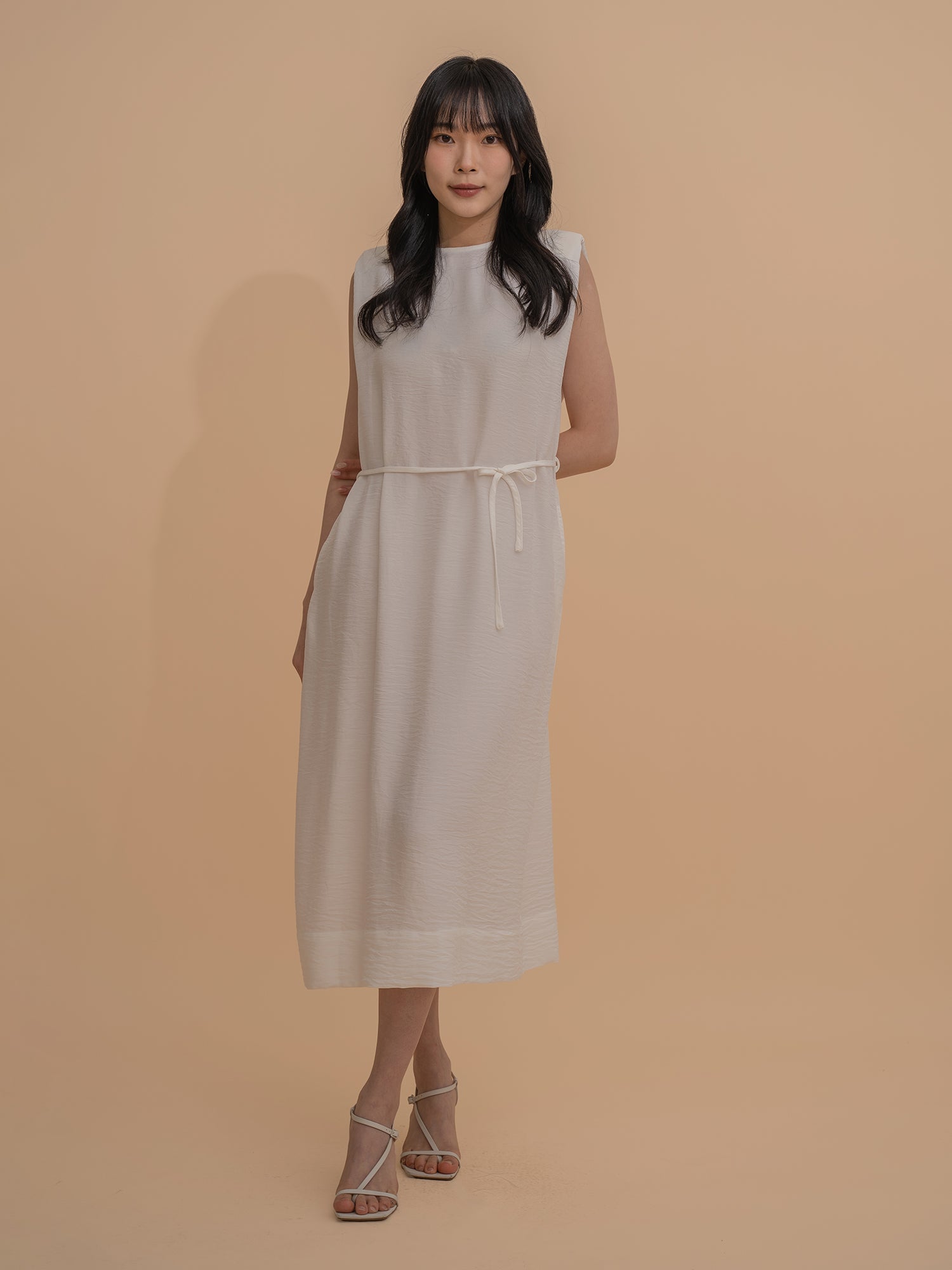 Shoulder Pad Shift Dress