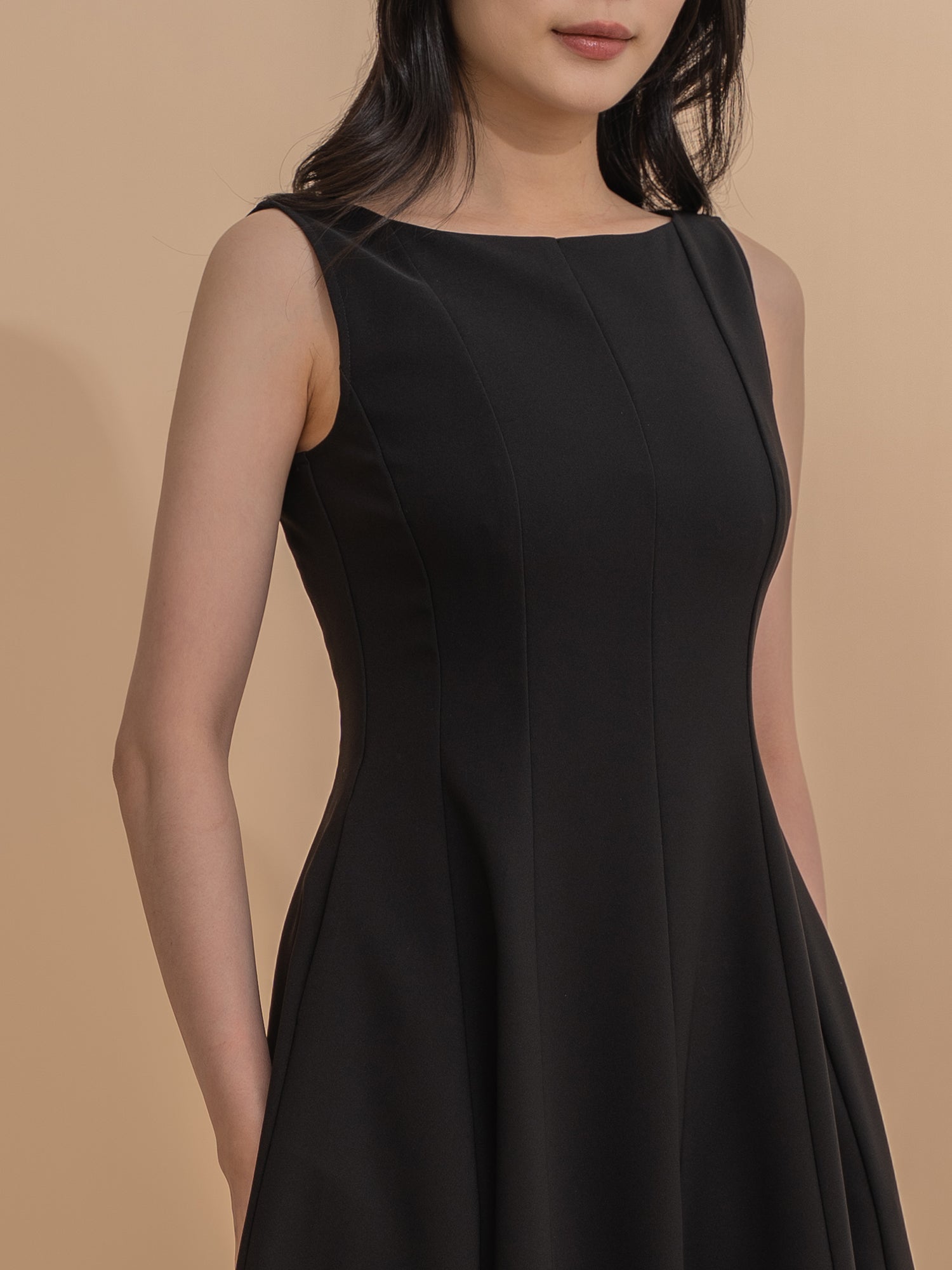Sleeveless A-Line Dress