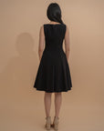 Sleeveless A-Line Dress
