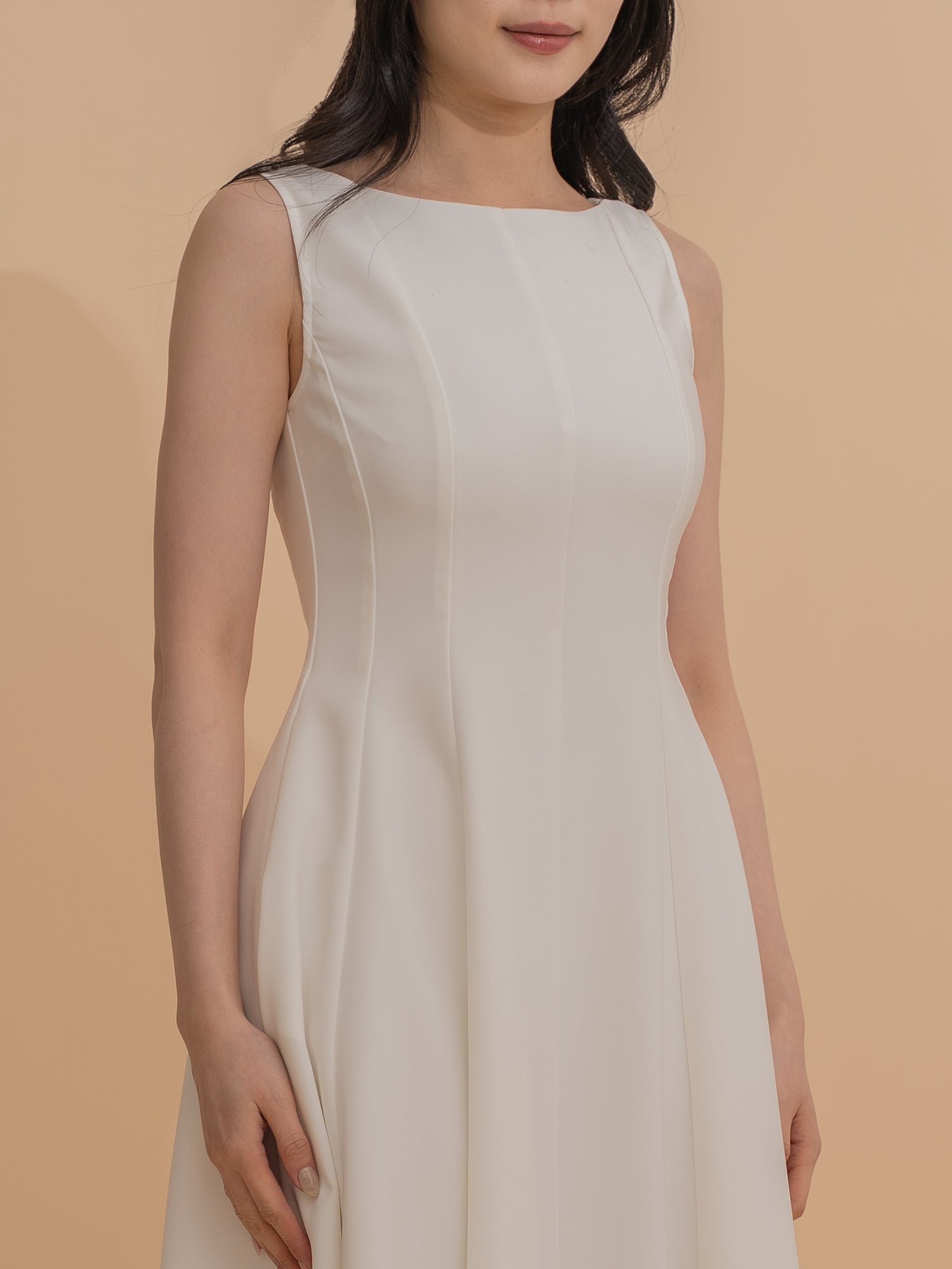 Sleeveless A-Line Dress