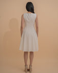 Sleeveless A-Line Dress