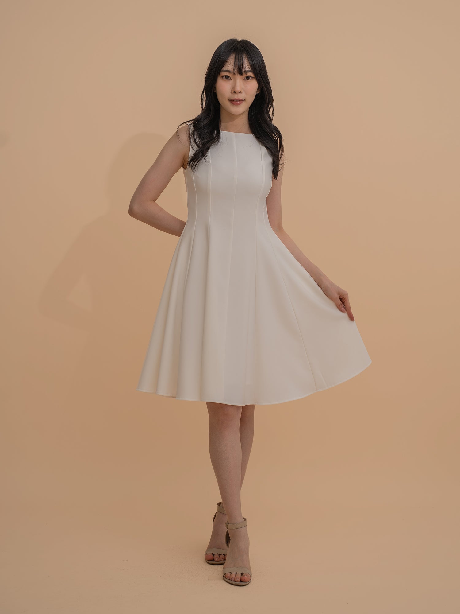 Sleeveless A-Line Dress