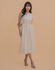 Sleeveless Cotton Eyelet Dress