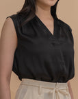 Sleeveless V-Neck Top