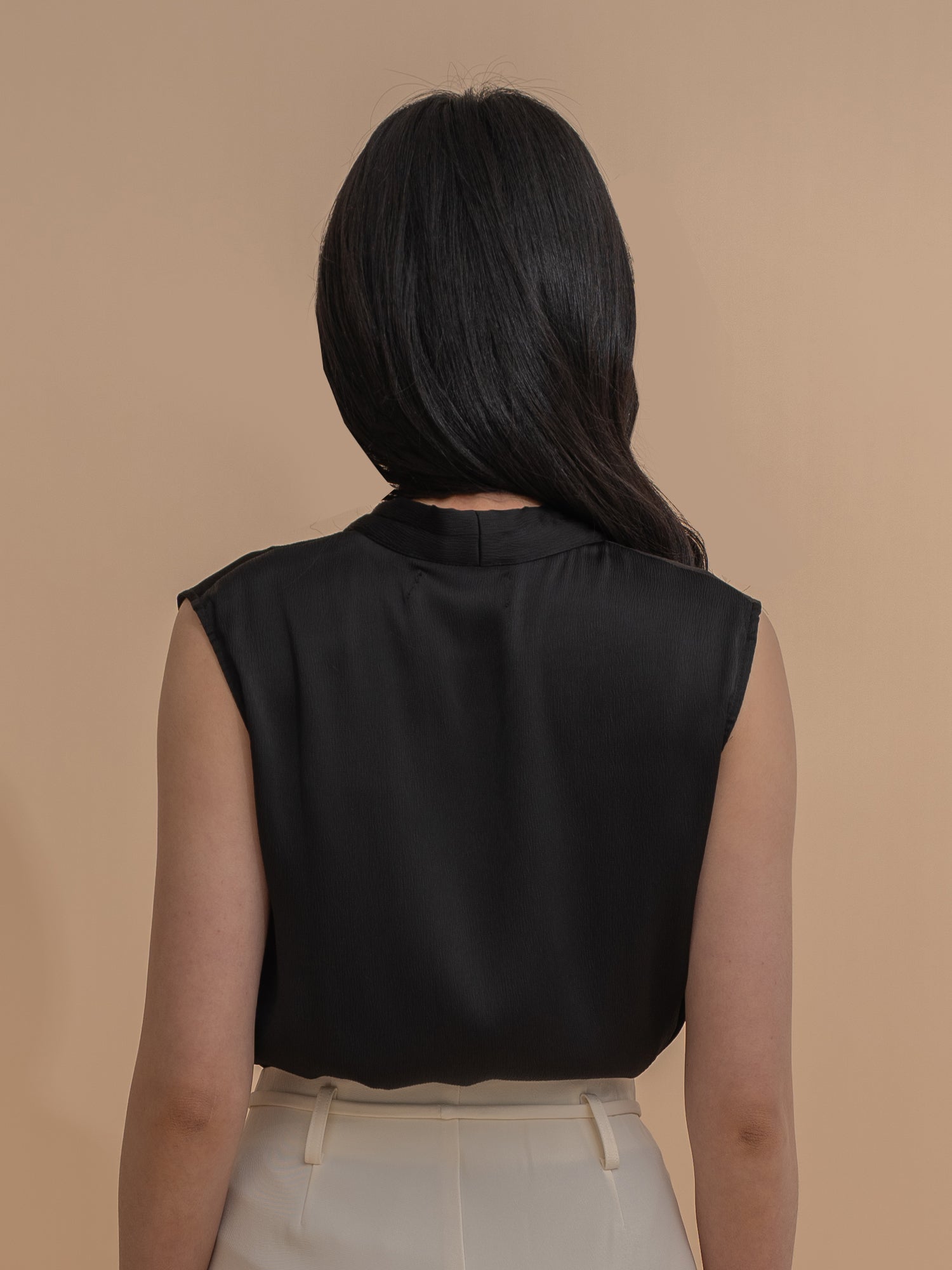 Sleeveless V-Neck Top