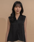 Sleeveless V-Neck Top