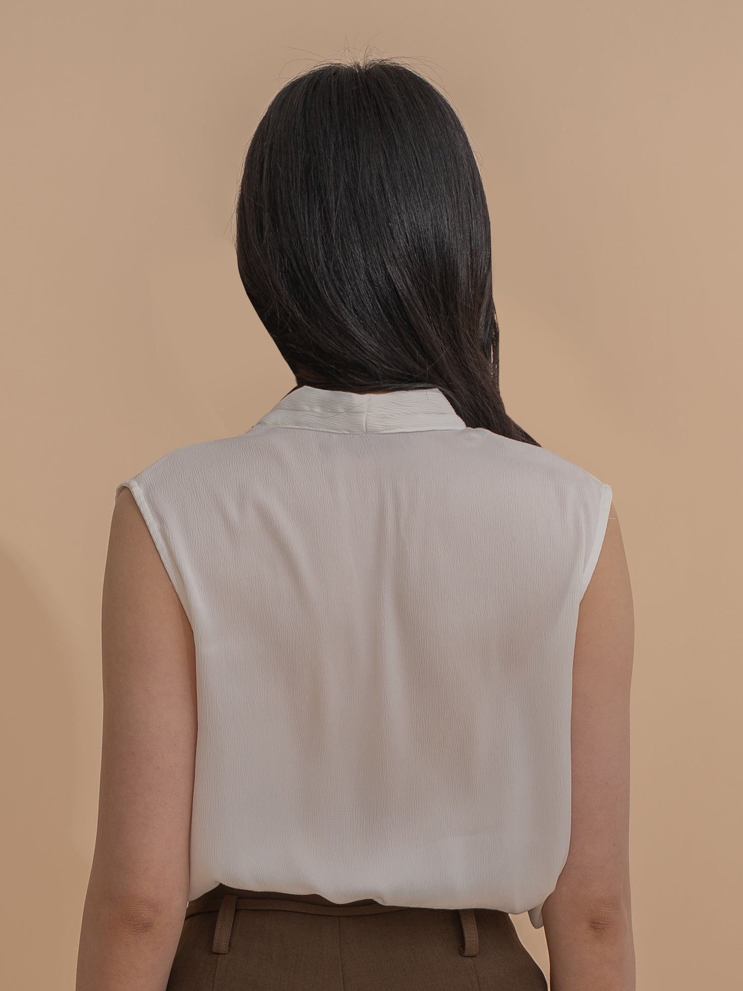 Sleeveless V-Neck Top