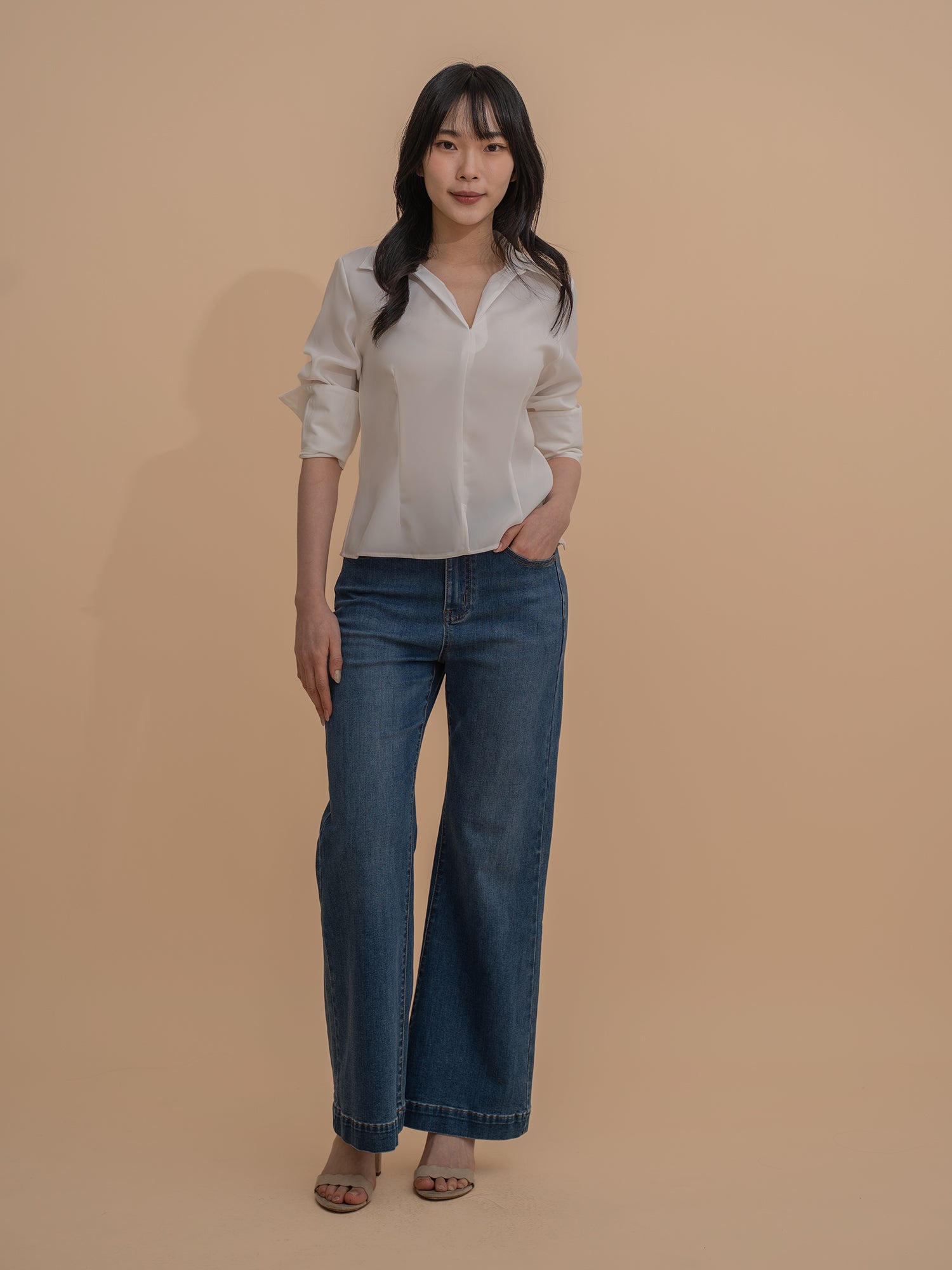 Smart Collar Slim Shirt