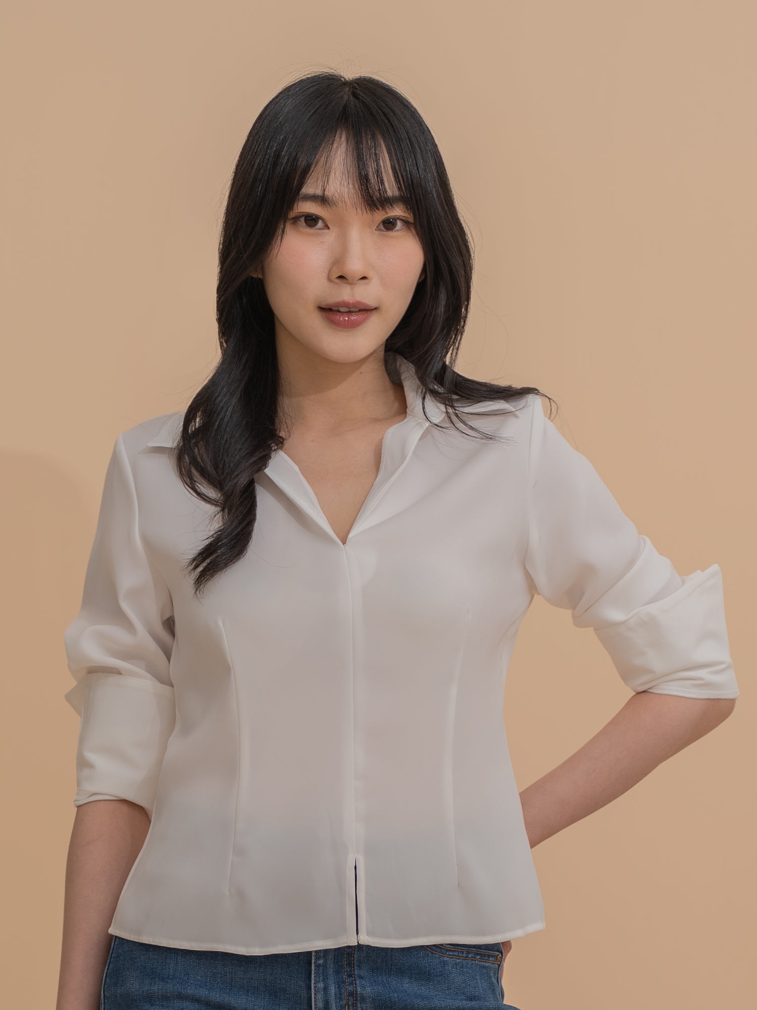 Smart Collar Slim Shirt