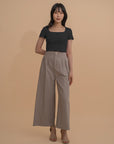 Square Neck Short Sleeve Top