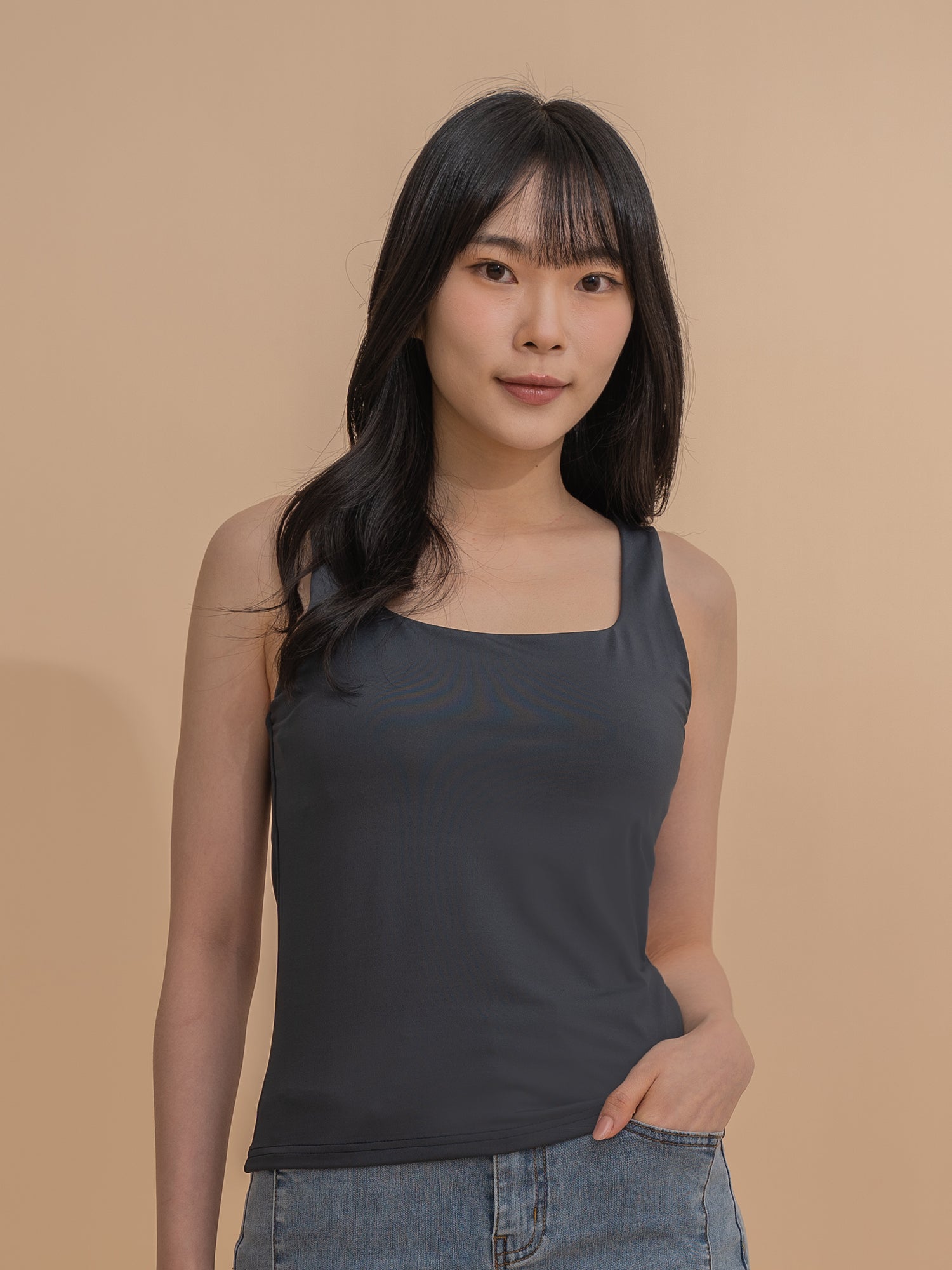 Square Neck Tank Top