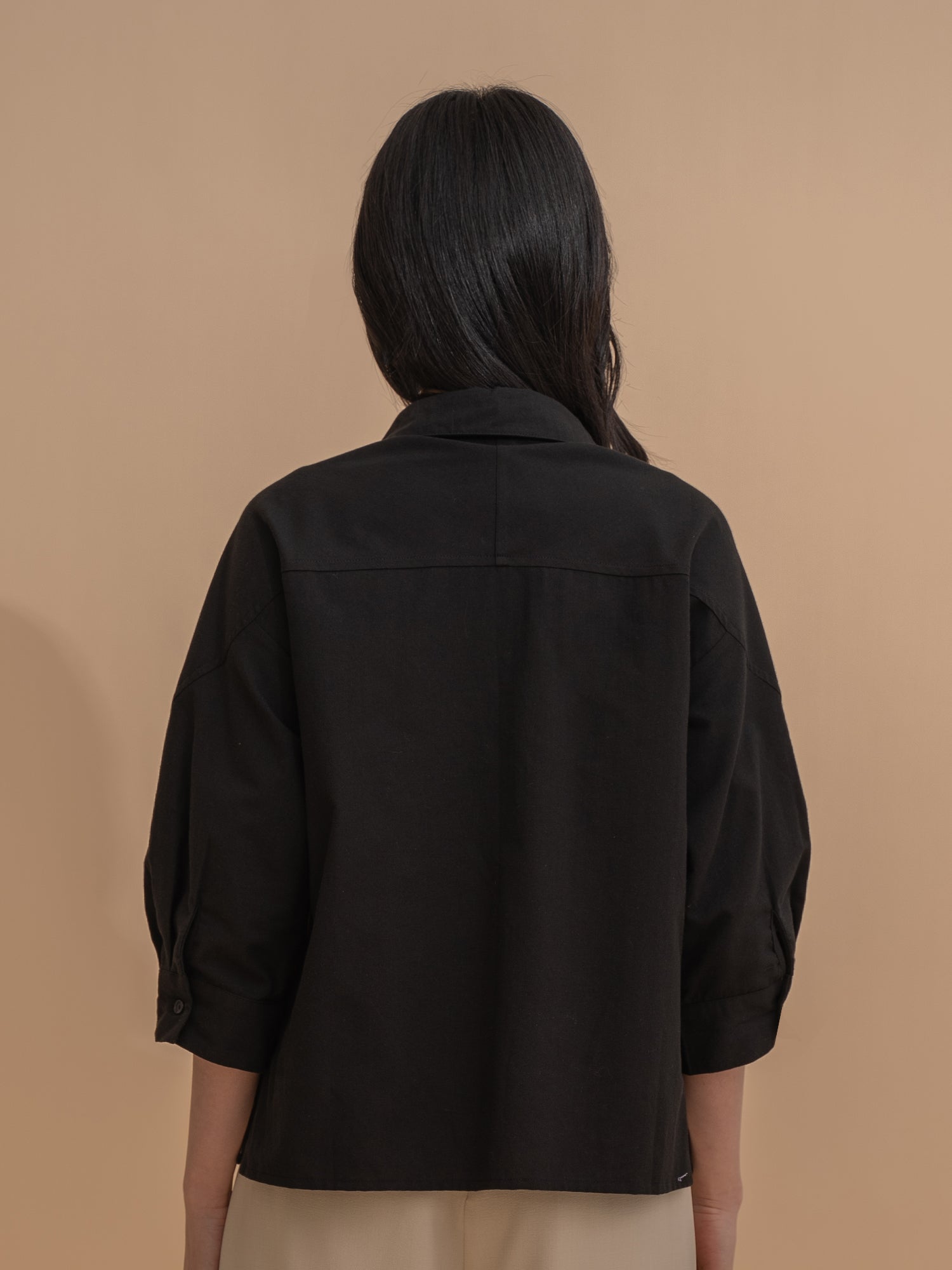 Structured Sleeve Shirt