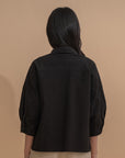 Structured Sleeve Shirt