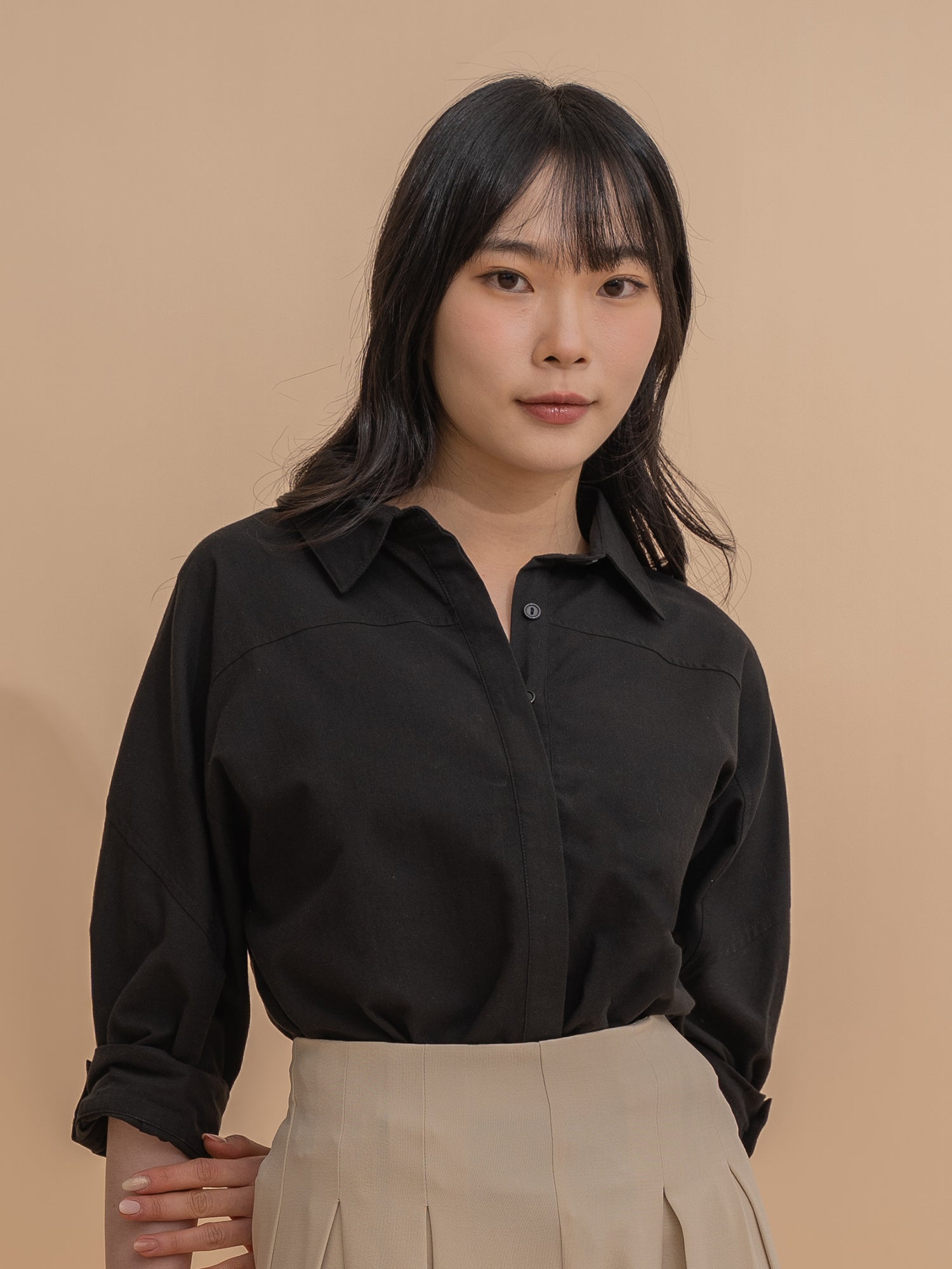 Structured Sleeve Shirt