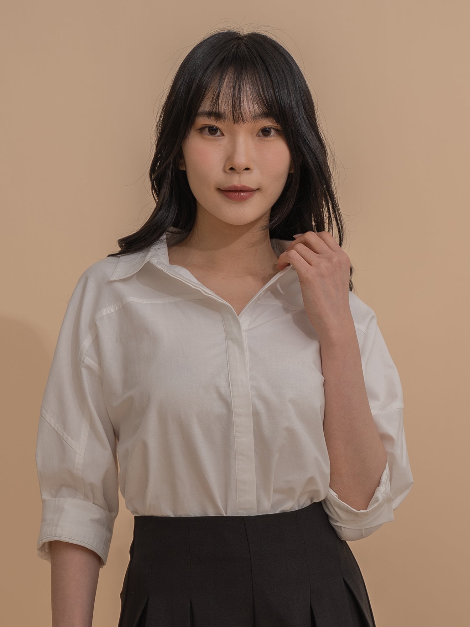 Structured Sleeve Shirt
