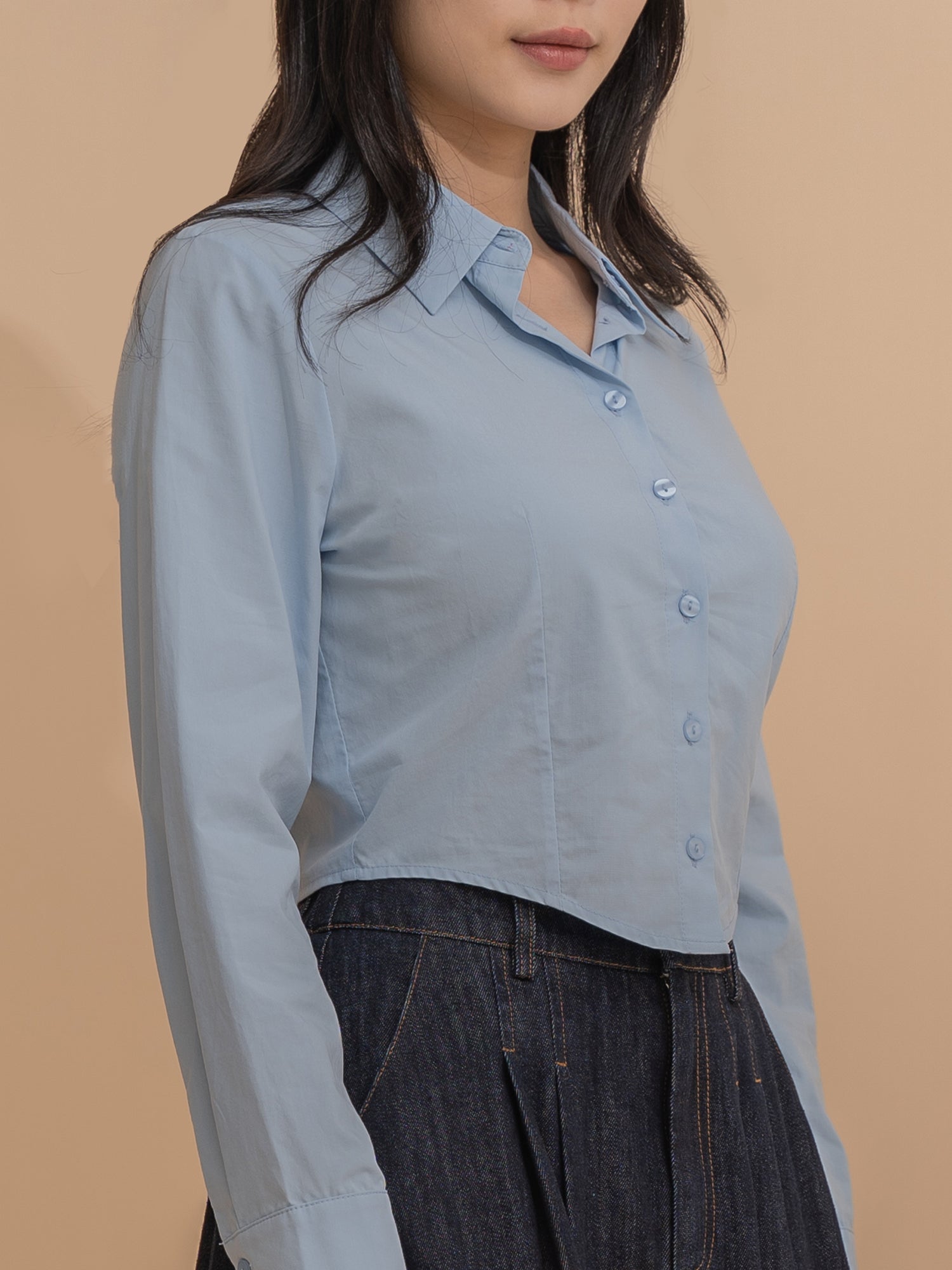 Tailored Crop Shirt