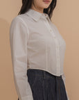 Tailored Crop Shirt