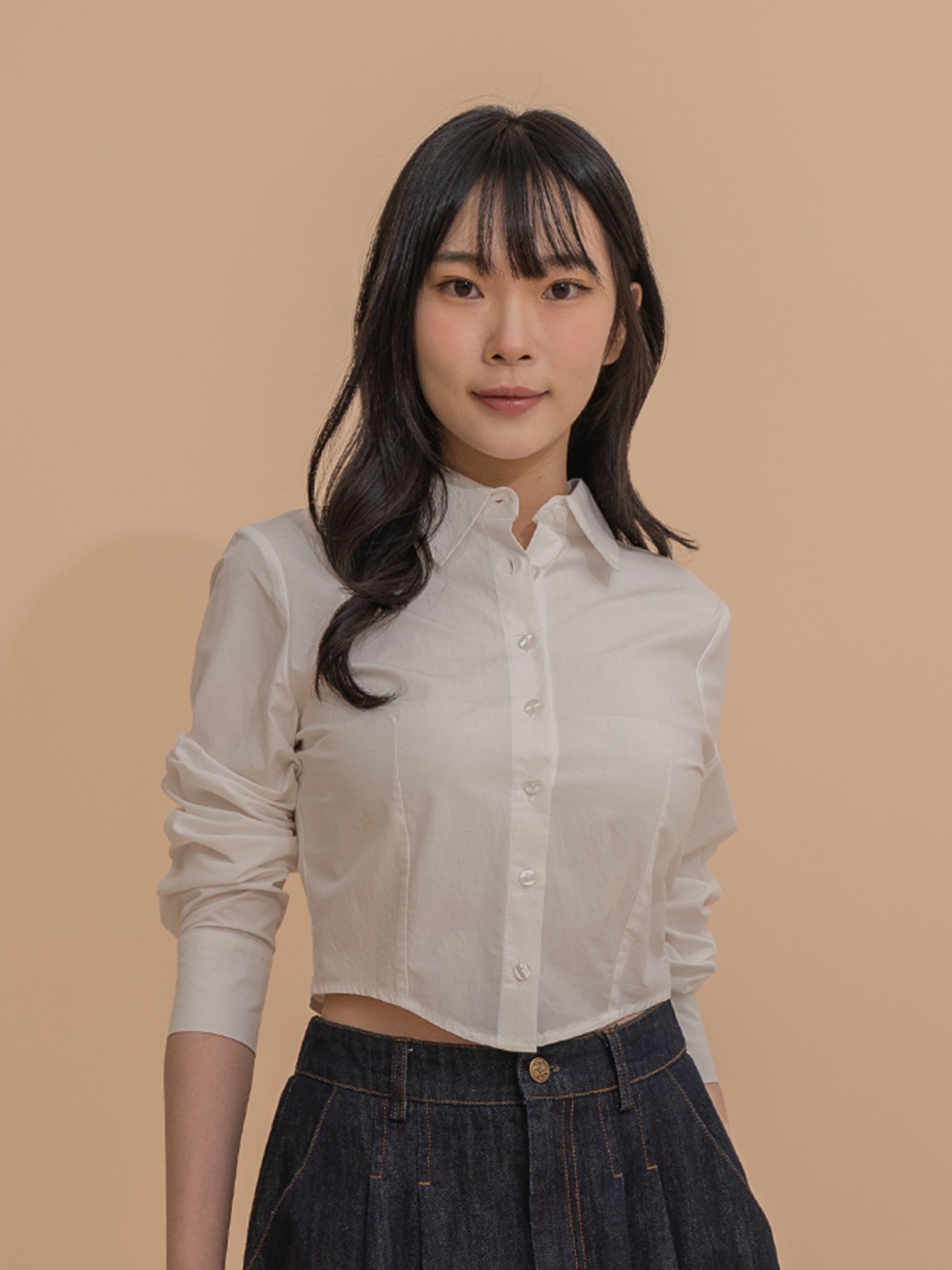 Tailored Crop Shirt