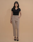 Tapered Piping Trousers
